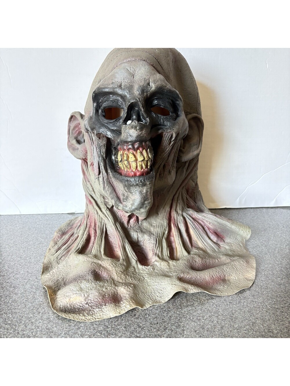 Vintage 1997 Paper Magic Group ZOMBIE Halloween Latex Mask
